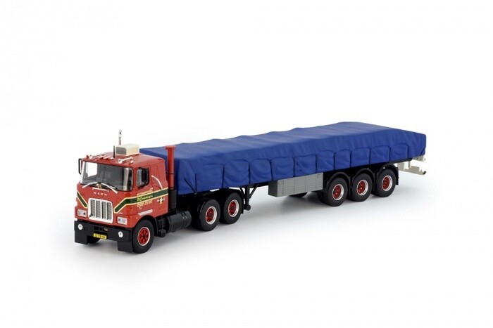 Mack F700 Tandem Axle w/Flatbed Trailer - Lindenberg