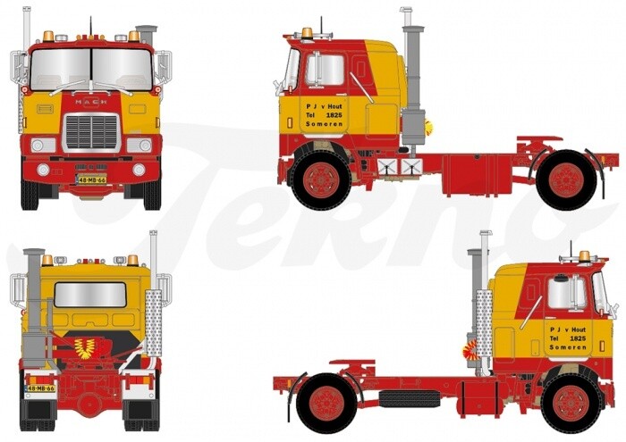 Mack F700 Single Axle Tractor - Peter van Hout