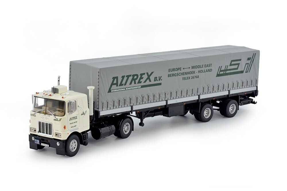 Mack F700 Single Axle w/Tilt Curtain Trailer - Altrex