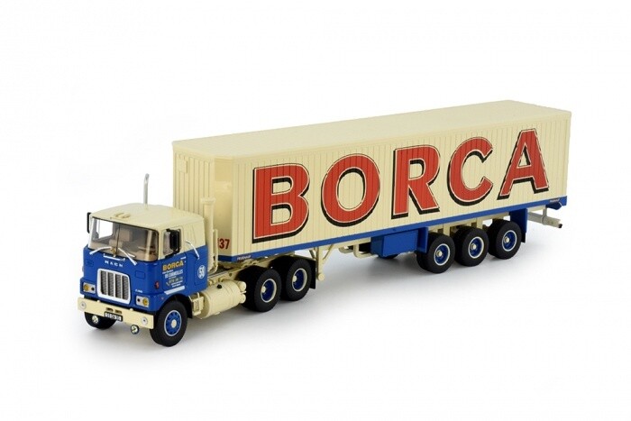 Mack F700 Tandem Axle w/Box Trailer - Borca