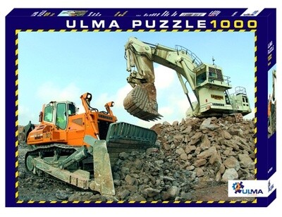 Liebherr PR764 Bulldozer &amp; Excavator - Puzzle
