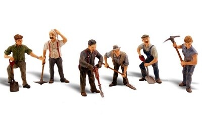 Road Crew Workers - O Scale