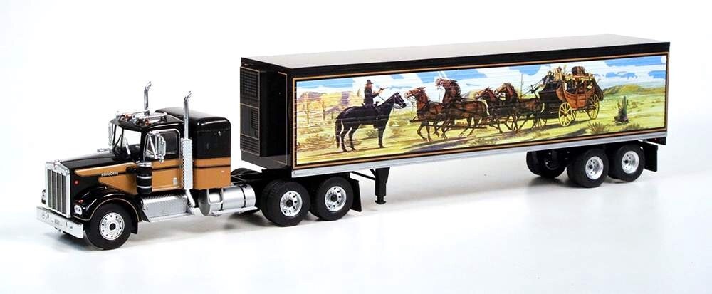 Kenworth W900A w/Refrigerated Trailer - Bandit Trucking - 1:43