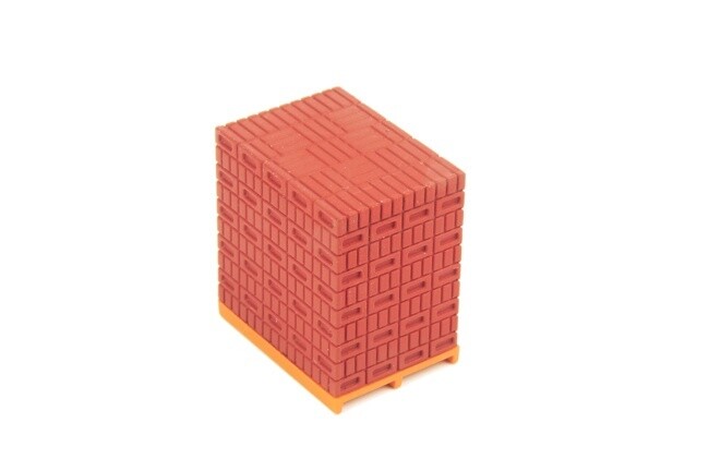 Red Bricks on Pallets