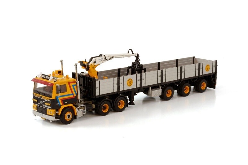 Volvo F12 6x2 w/Brick Trailer &amp; Crane - Fa Buiter
