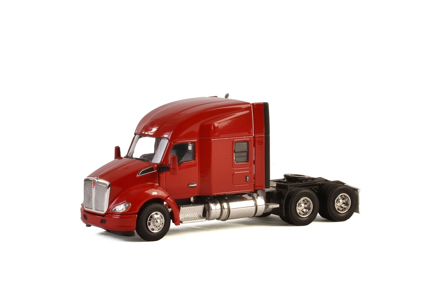 Kenworth T680 3-Axle Tractor w/Mid-Top Sleeper - Red
