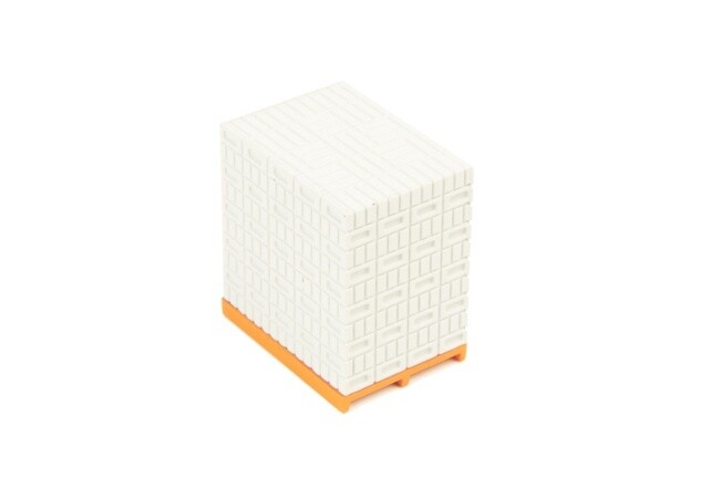 Grey Bricks on Pallets