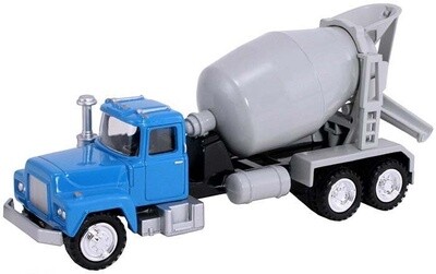 Mack Cement Truck - Gray and Blue - 1:53