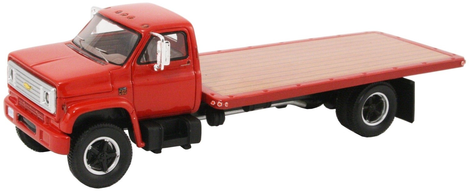 Chevrolet C-65 Flatbed Truck - 1975 - Red - 1:64