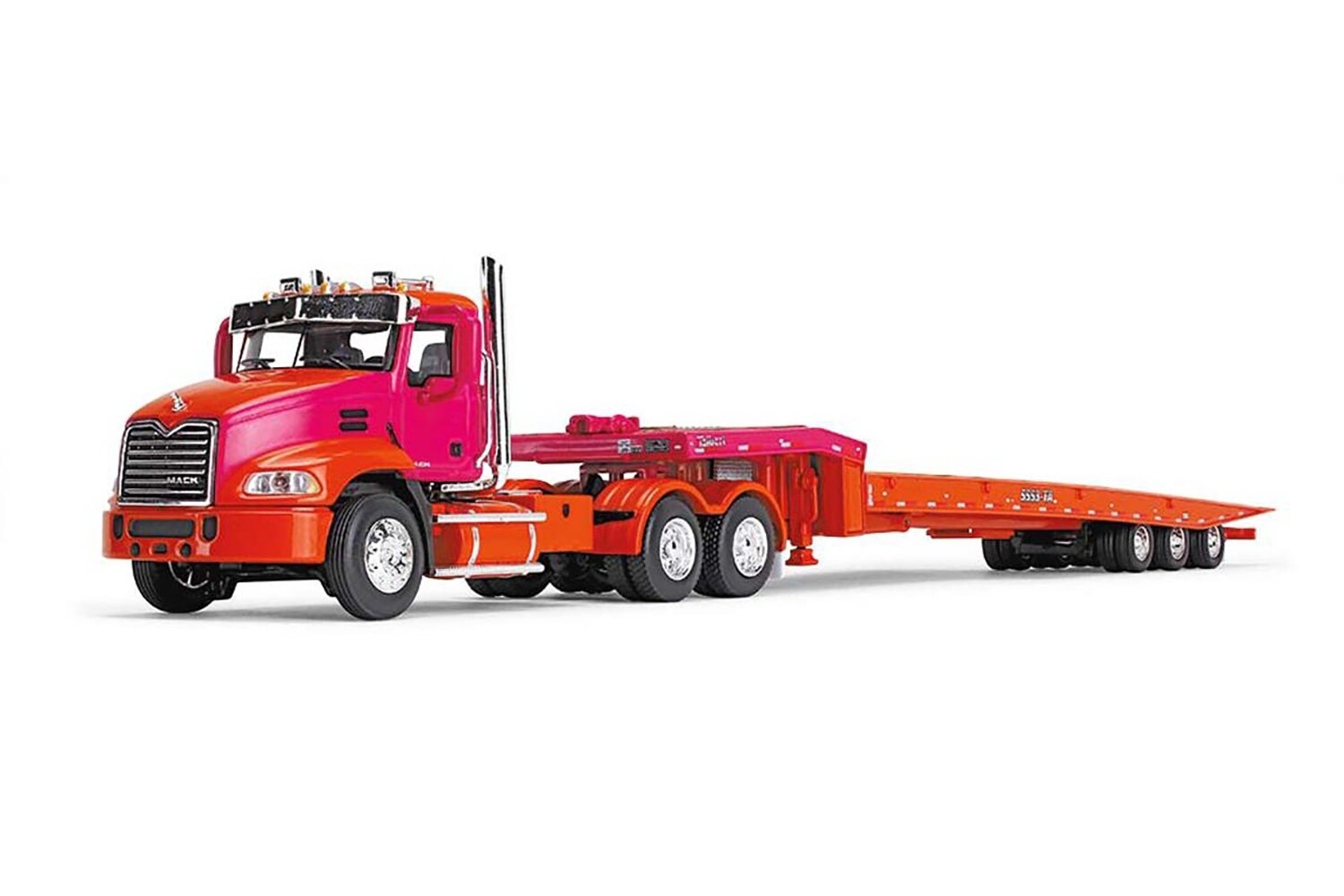 Mack Pinnacle w/Talbert 5553TA Traveling-Axle Trailer - 1:64