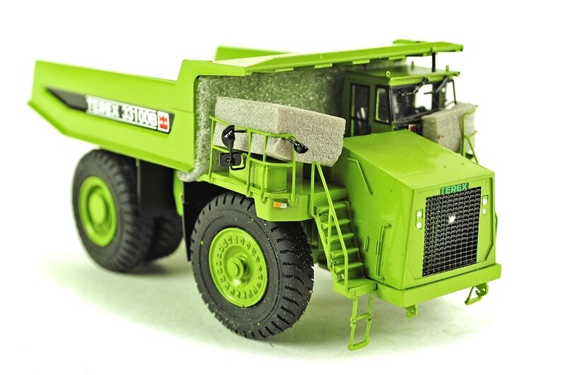 Terex 33100B Dump Truck - Brass - 1:87