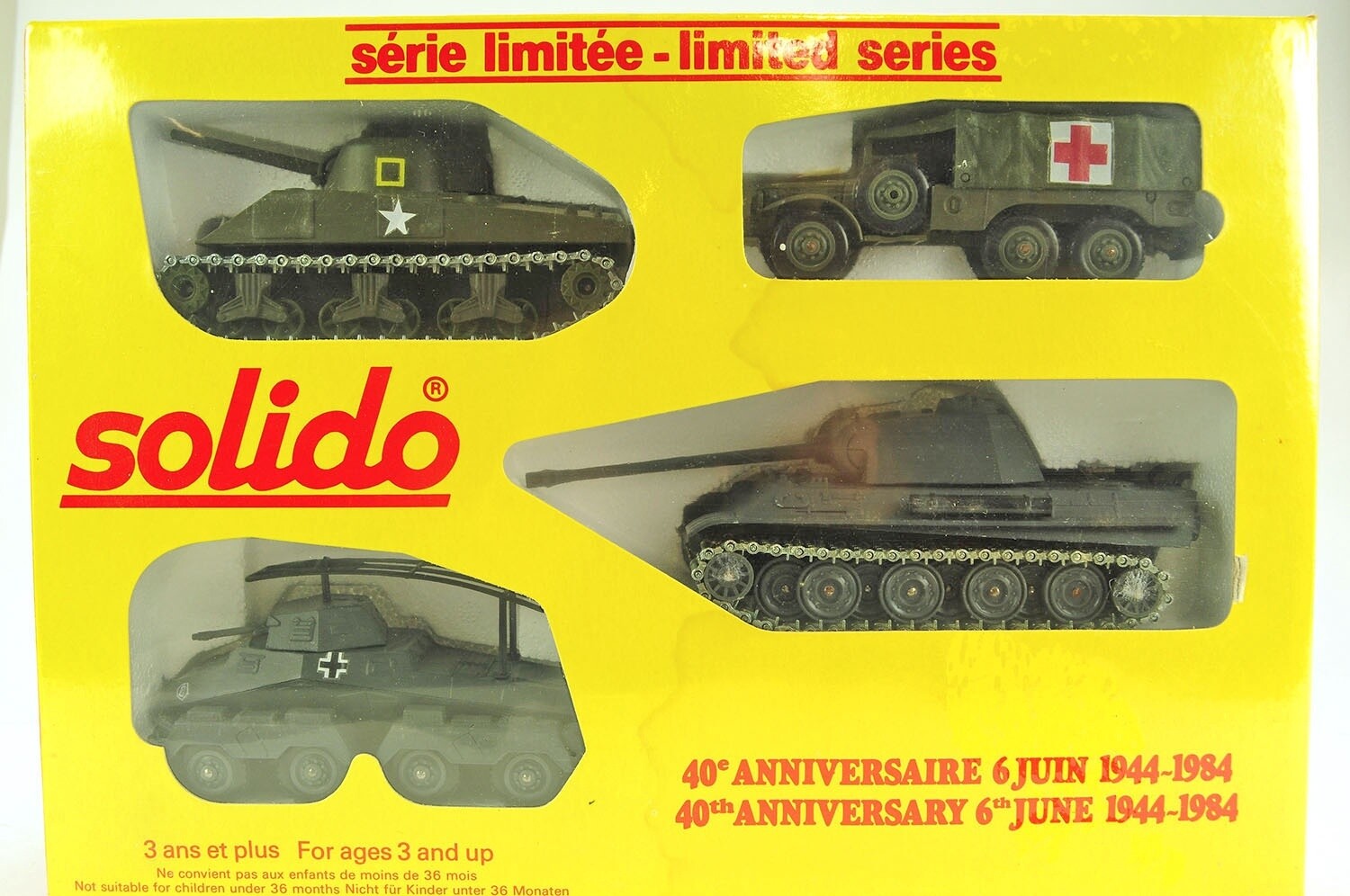 Solido Set of 4 Military Models - 1944-1984