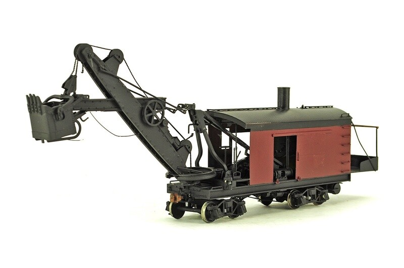 Marion Model 40 Rail Shovel - Brass Model - 1:48