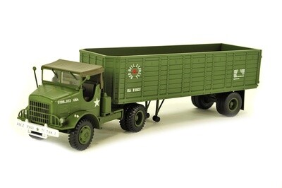 Marmon Harrington Red Ball Express Tractor Trailer - US Army - 1:43