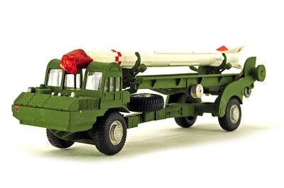 LeTourneau Corporal Guided Missile Launcher on Erector Vehicle