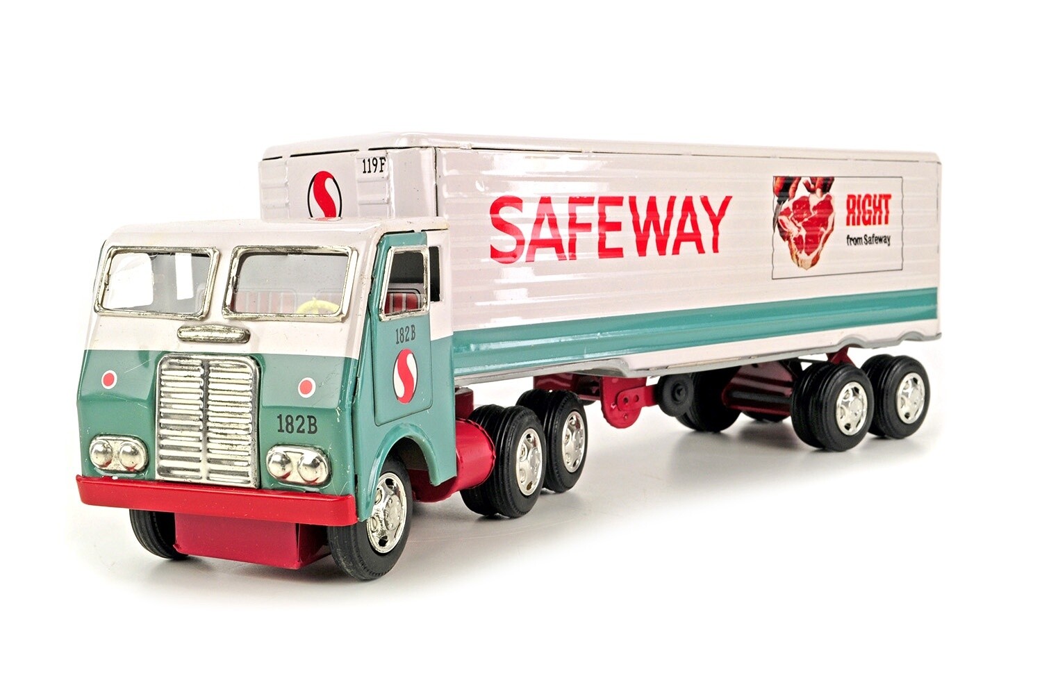 Freightliner COE w/Van Trailer - Safeway - 1:25