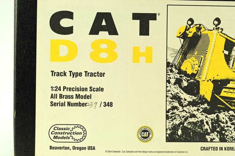 Caterpillar D8H Cable Blade Dozer  - Brass Model - 1:24