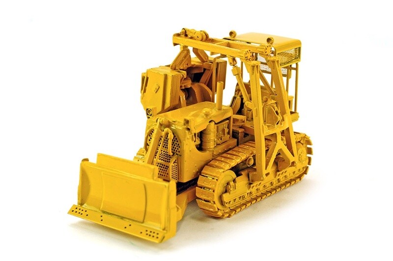 Caterpillar Bulldozer w/Sideboom - Brass - 1:87