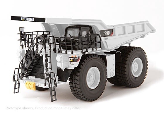 Caterpillar 789D Haul Truck - White - Brass - 1:87