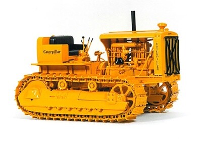 Caterpillar 70 Tractor - Brass - 1:24