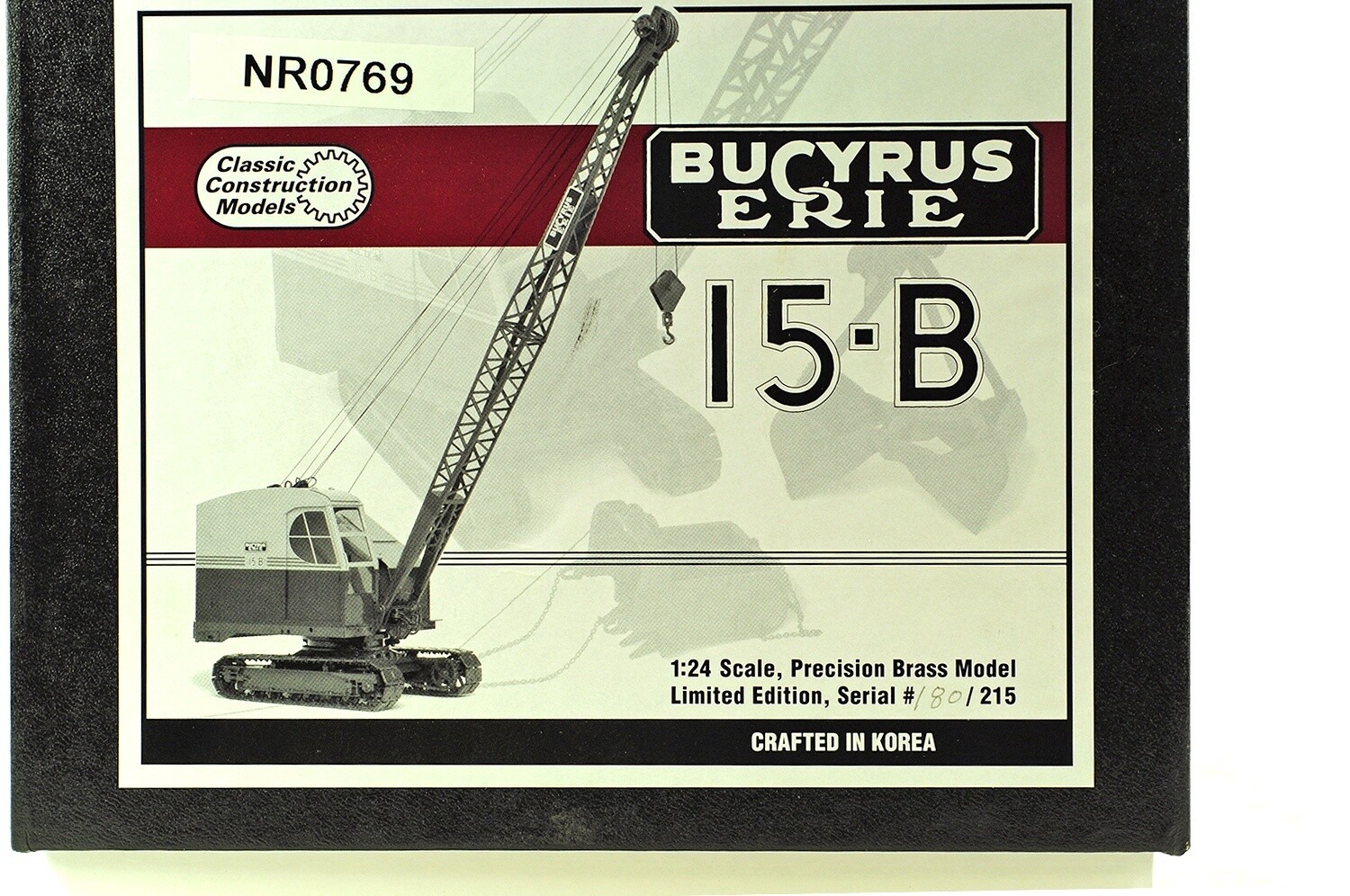 Bucyrus Erie 15-B Crane/Dragline/Clam - Tan Version - Brass - 1:24