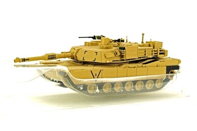 Abrams M1 Battle Tank - (HET Load ) - Tan - 1:52