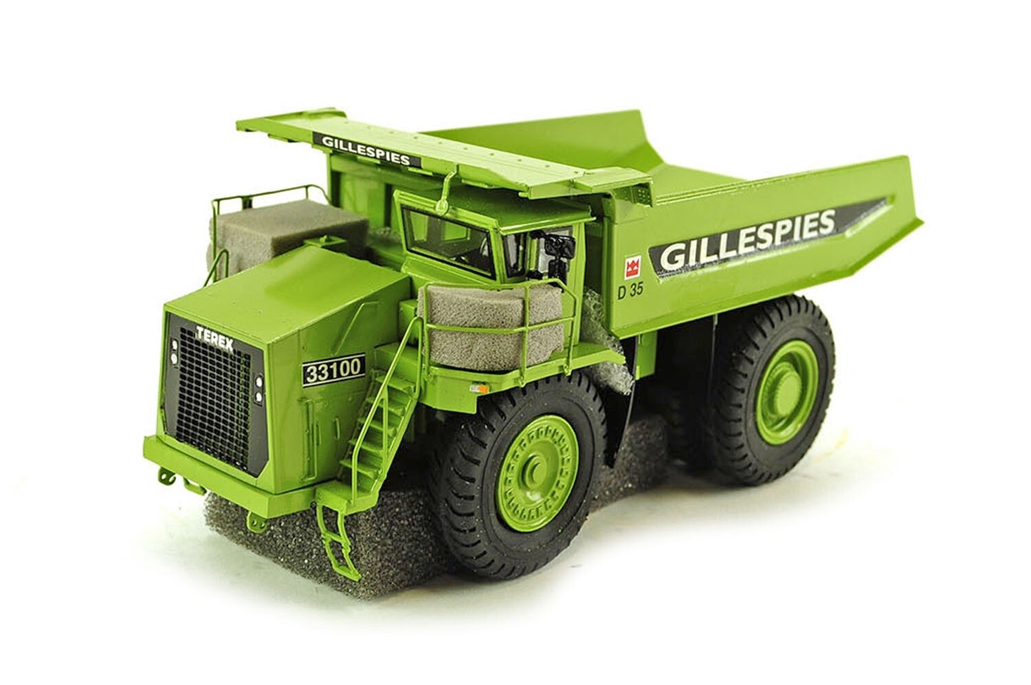 Terex 33100 Mining Truck - Gillespie Livery - Brass - 1:87