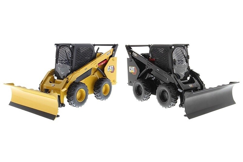 Caterpillar 272D3 Loader w/4 Work Tools - Yellow &amp; Black - 1:16