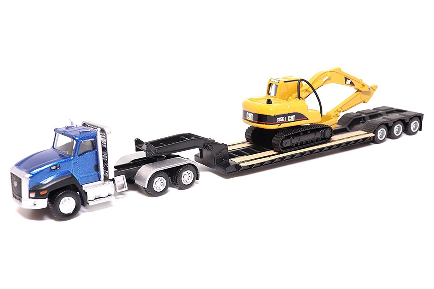 Caterpillar CT660 Tractor w/Lowboy &amp; Cat 315C L Excavator - 1:87