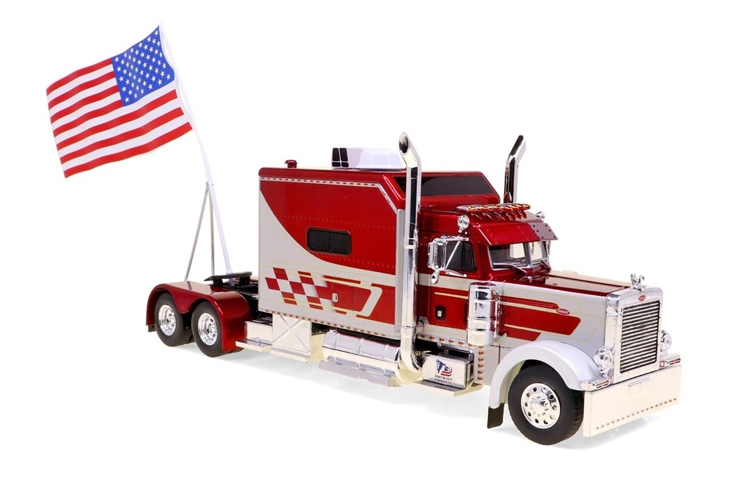 Peterbilt 379 Owner Operator Tractor w/Flag - 1:43