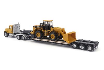 Caterpillar CT681 Day Cab Tractor w/Lowboy &amp; 950G - 1:87