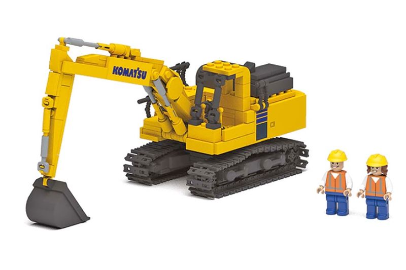 Komatsu Excavator Lego Building Kit