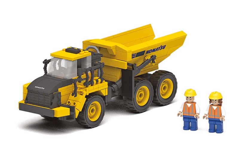 Komatsu Articulated Dump Truck Lego Building Kit