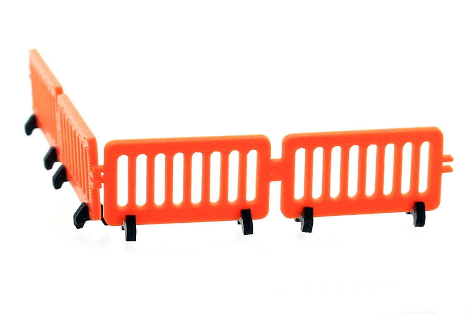 Pedestrian Barricades - Orange (Set of 4)
