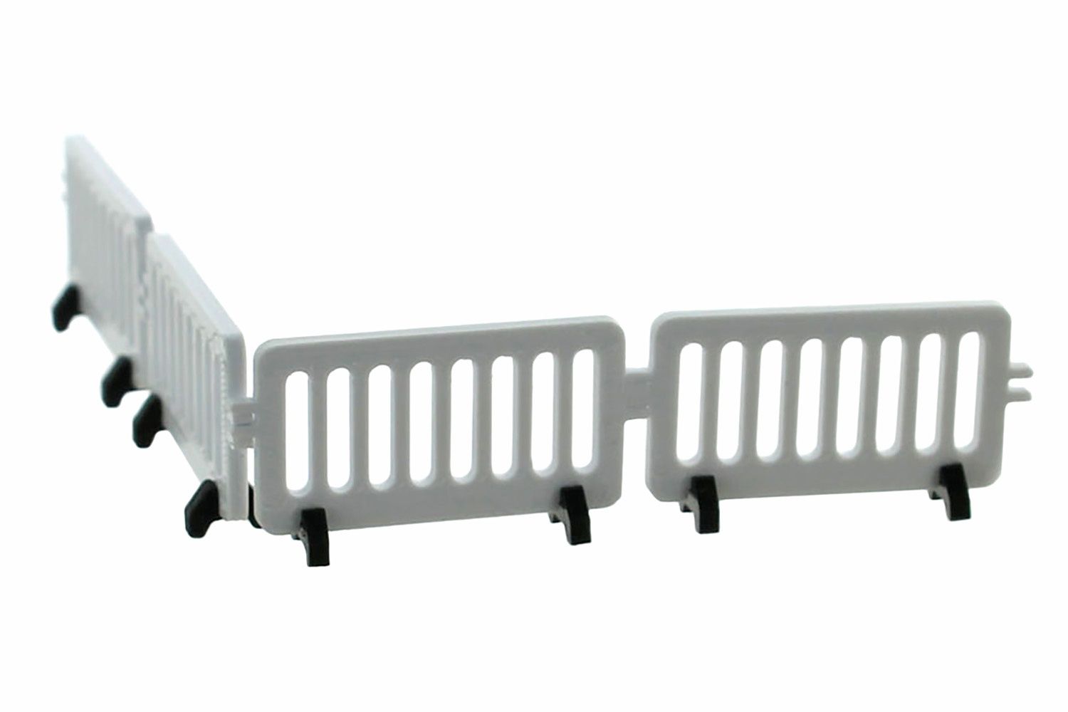 Pedestrian Barricades - White (Set of 4)