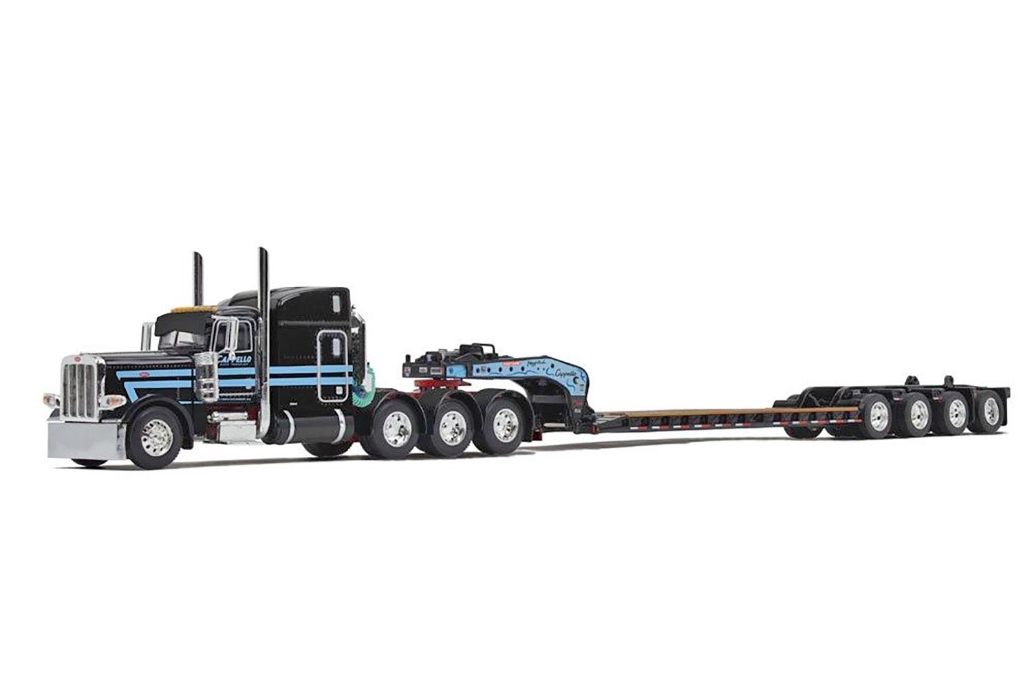 Peterbilt 389 w/Fontaine 4-Axle Lowboy - Capello