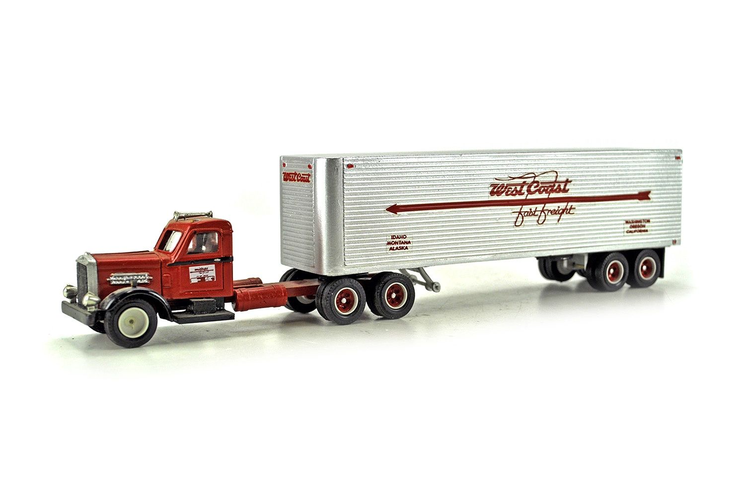 Sterling H Series w/Trailer - West Coast Fast Freight - 1:55