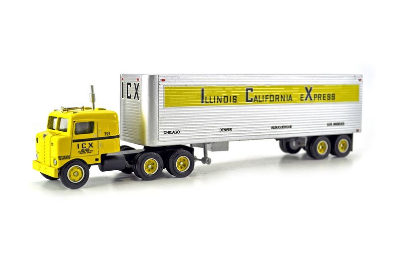 Kenworth Bullnose Semi - Trailer - ICX - 1:55