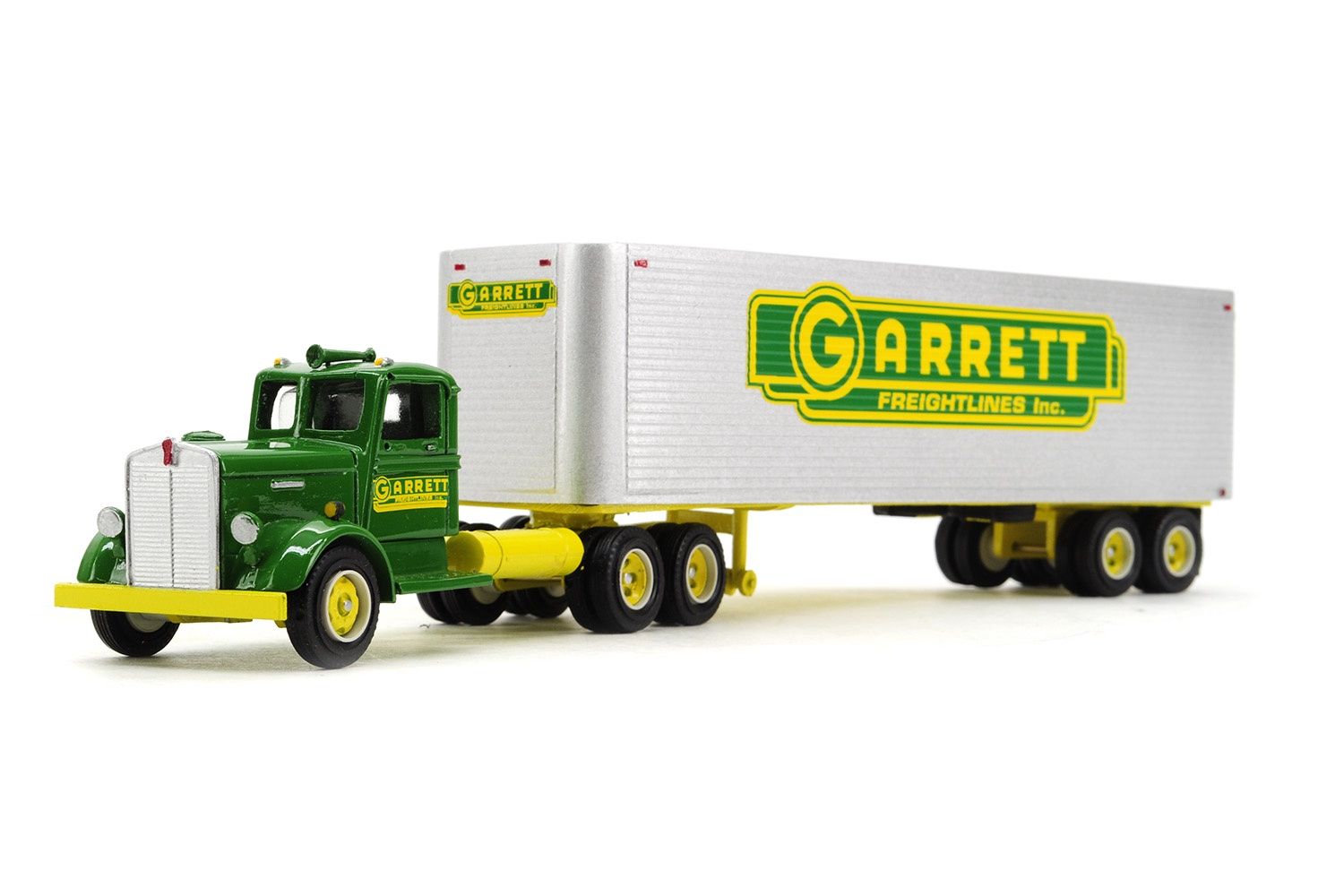 Kenworth Tractor w/Van Trailer - Garrett - 1:55