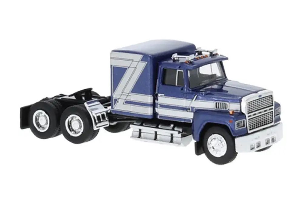 Ford LTL 9000 Tractor - Blue/Silver - 1:87