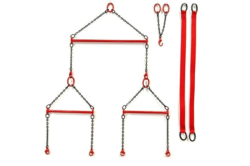 Triple Spreader Bar w/Chains &amp; Straps