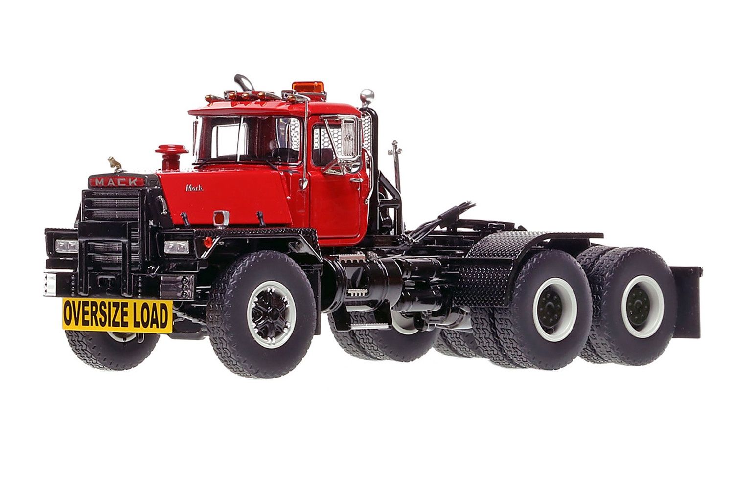 Mack RD800 Tandem Axle Tractor - DHH Red over Black