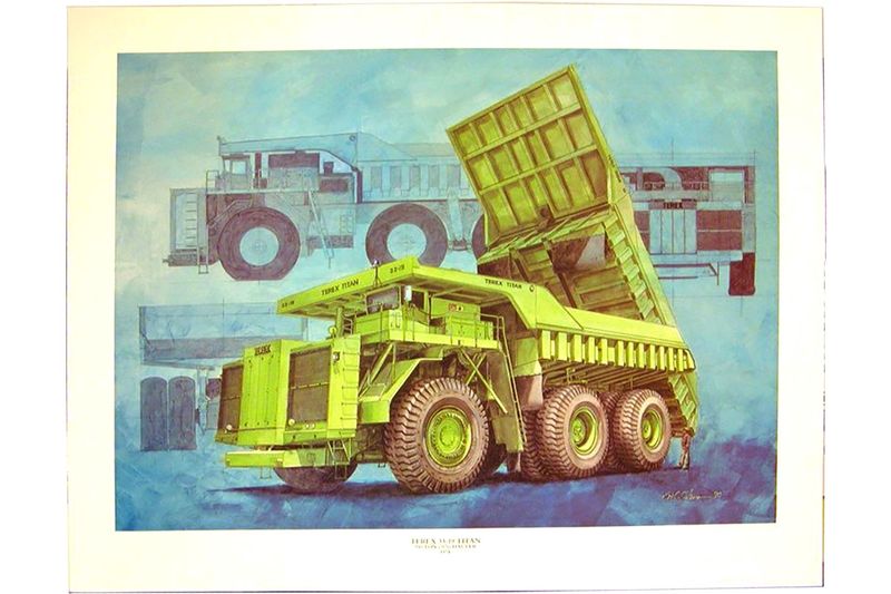 Terex 33-19 Titan Art Print