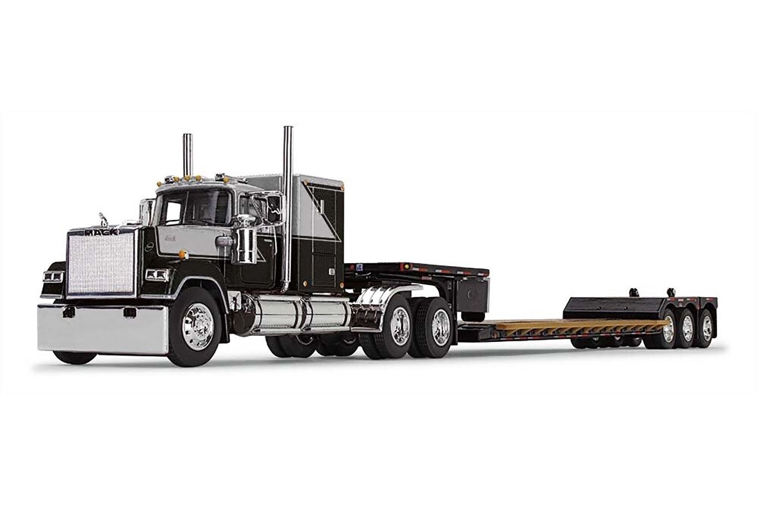Mack Superliner w/Sleeper &amp; Fontain Lowboy w/Flip - 1:64