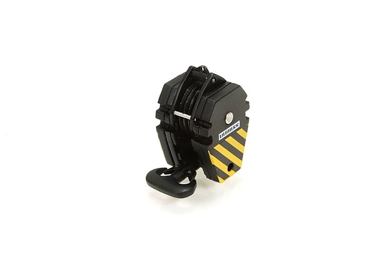 Hook Block - 3 Shivs Yellow/Black 93 ton