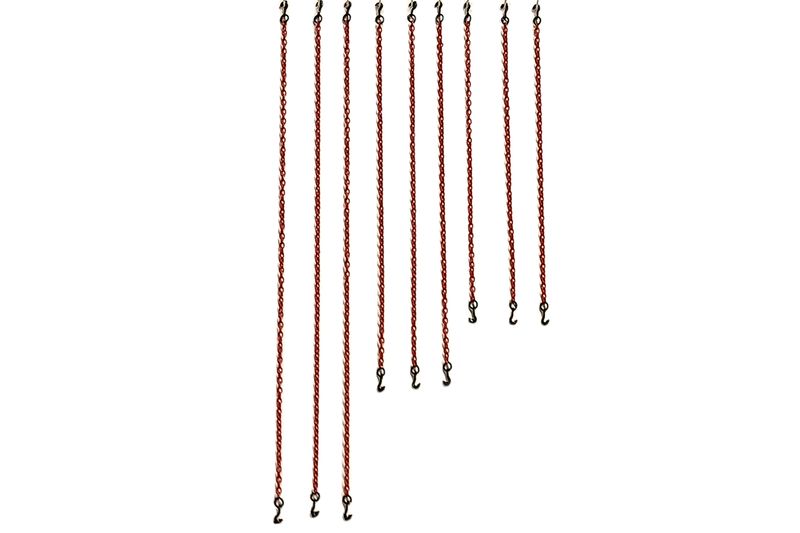 Tie Down Chains w/Hooks (Set of 9)