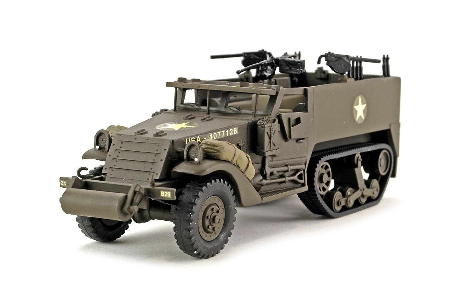 White M3 Personnel Carrier Half Track - 1:48