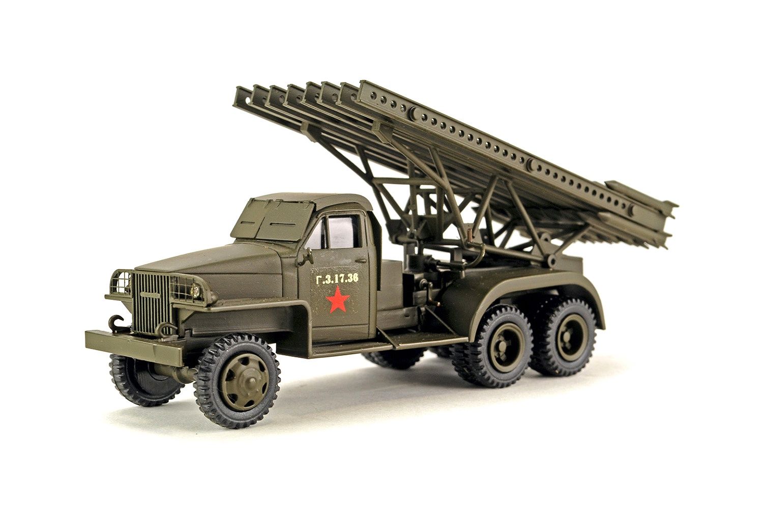 Studebaker US6 Rocket Launcher w/Russian Markings  - 1:48