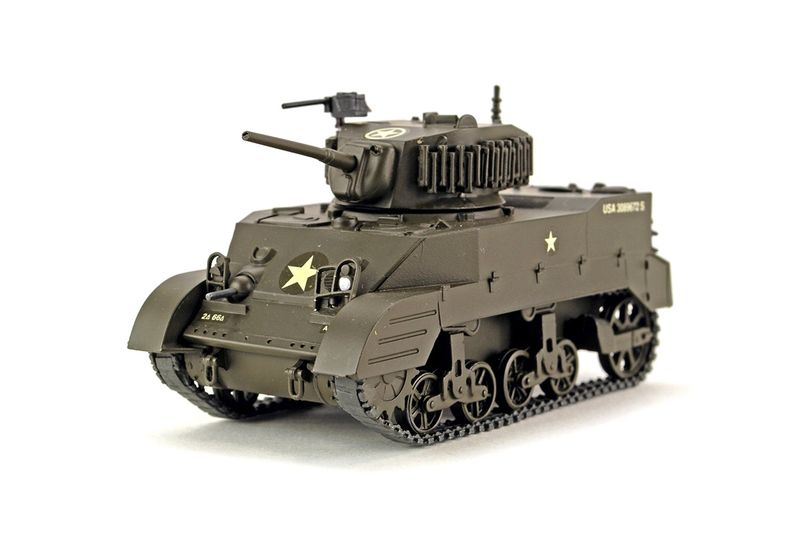 Stuart M5A1 Tank without Hedgerow Cutter - 1:48
