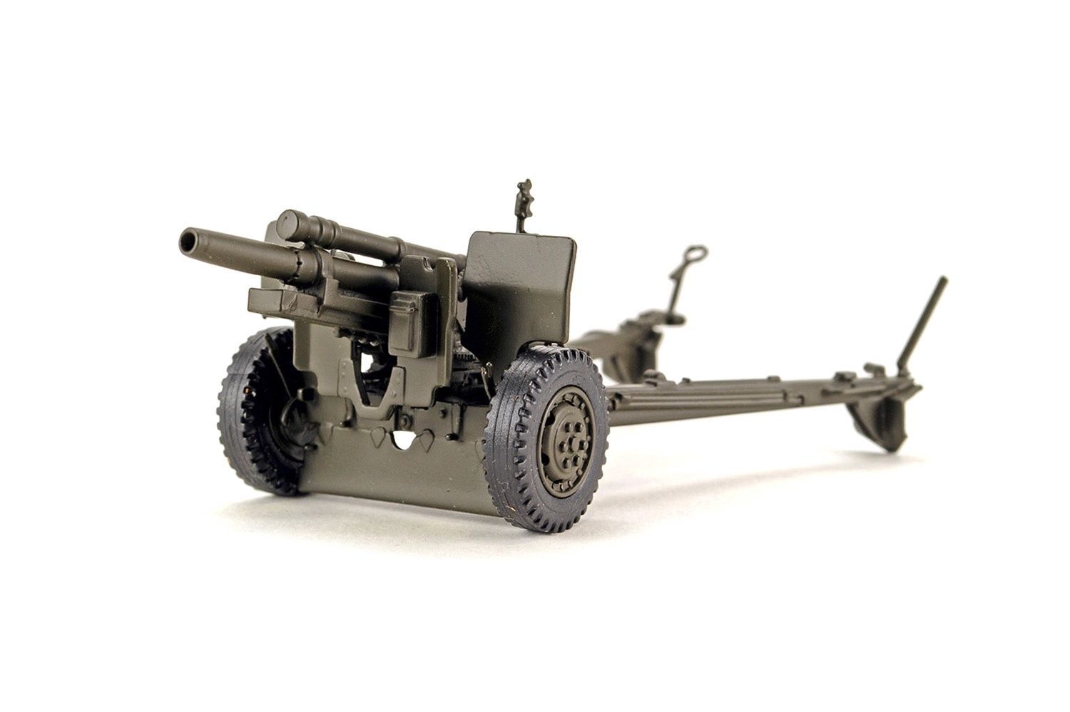 Howitzer M2 105mm Trailer Emplaced Split Rails - 1:48